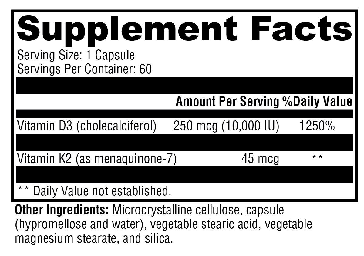 K2-D3 60 Capsules