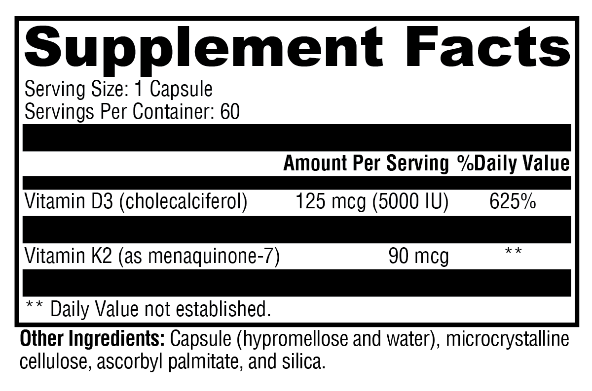 K2-D3 60 Capsules