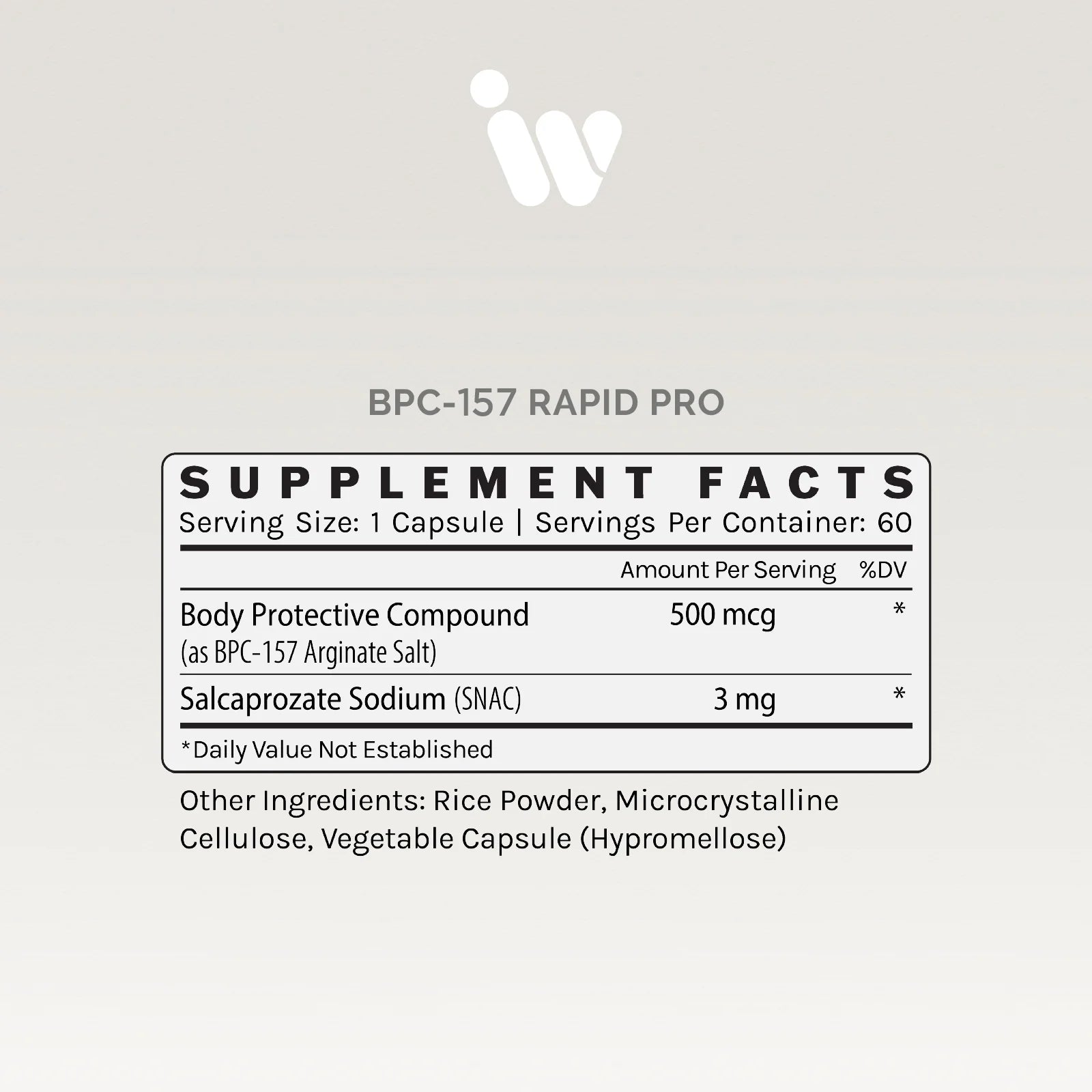 BPC-157 RAPID PRO - 500MCG