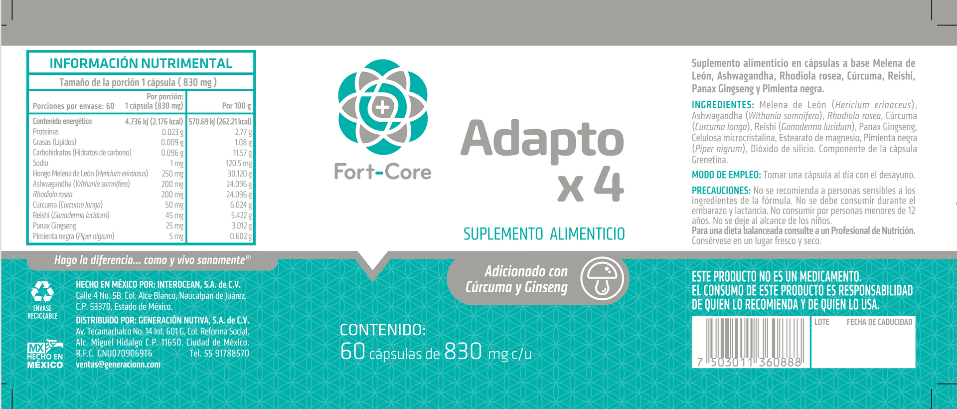 Adapto X4 Fort Core